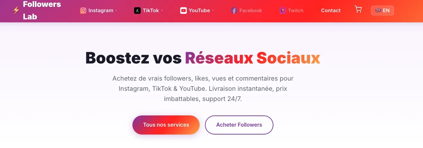 Followers Lab - la verità per comprare followers Instagram